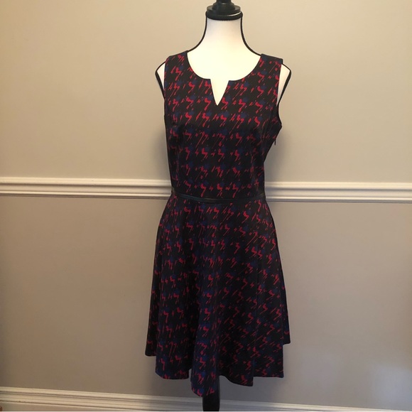 Tommy Hilfiger Print Cotton Day Dress Size 8 - Picture 1 of 10